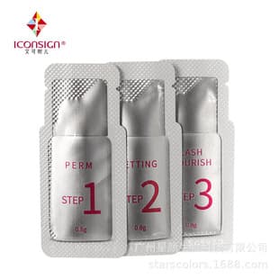 ICONSIGN Eyelash Perm Solution Best-Selling Single-Use Pouch Quick-Dry Long-Lasting Barbie Curl Short & Lifted Lashes