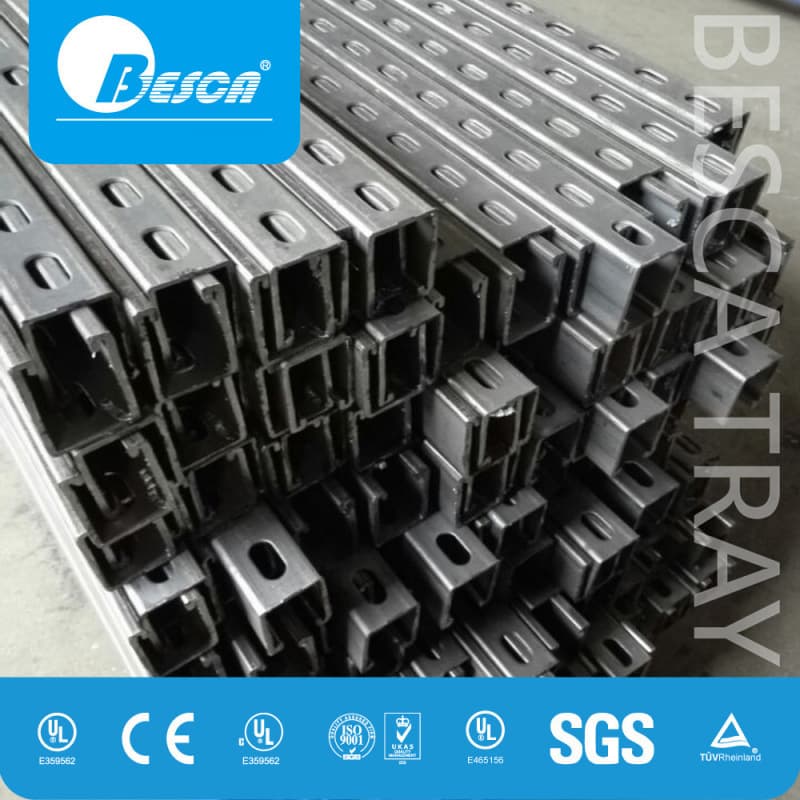 Q235B material powder-coated C-channel established manufacturer with guaranteed output and reliable quality