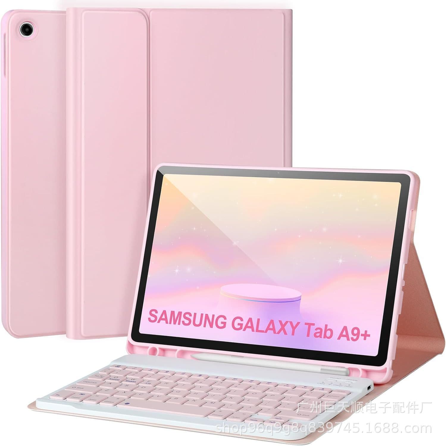 Suitable for Samsung Galaxytaba9Plus Wireless Bluetooth Mouse Keyboard Leather Case A9+X210/X216/X218