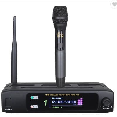 Export Model One-to-One UHF Wireless Microphone for Live Streaming and TikTok