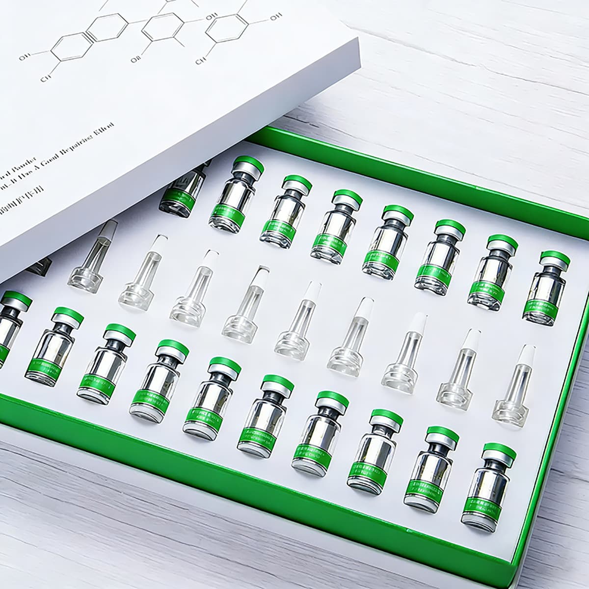 Salon Oligopeptide Soothing Repair Lyophilized Powder Set – Post-Sun & Post-Procedure High-Activity Sensitive Skin Repair Lyophilized Powder