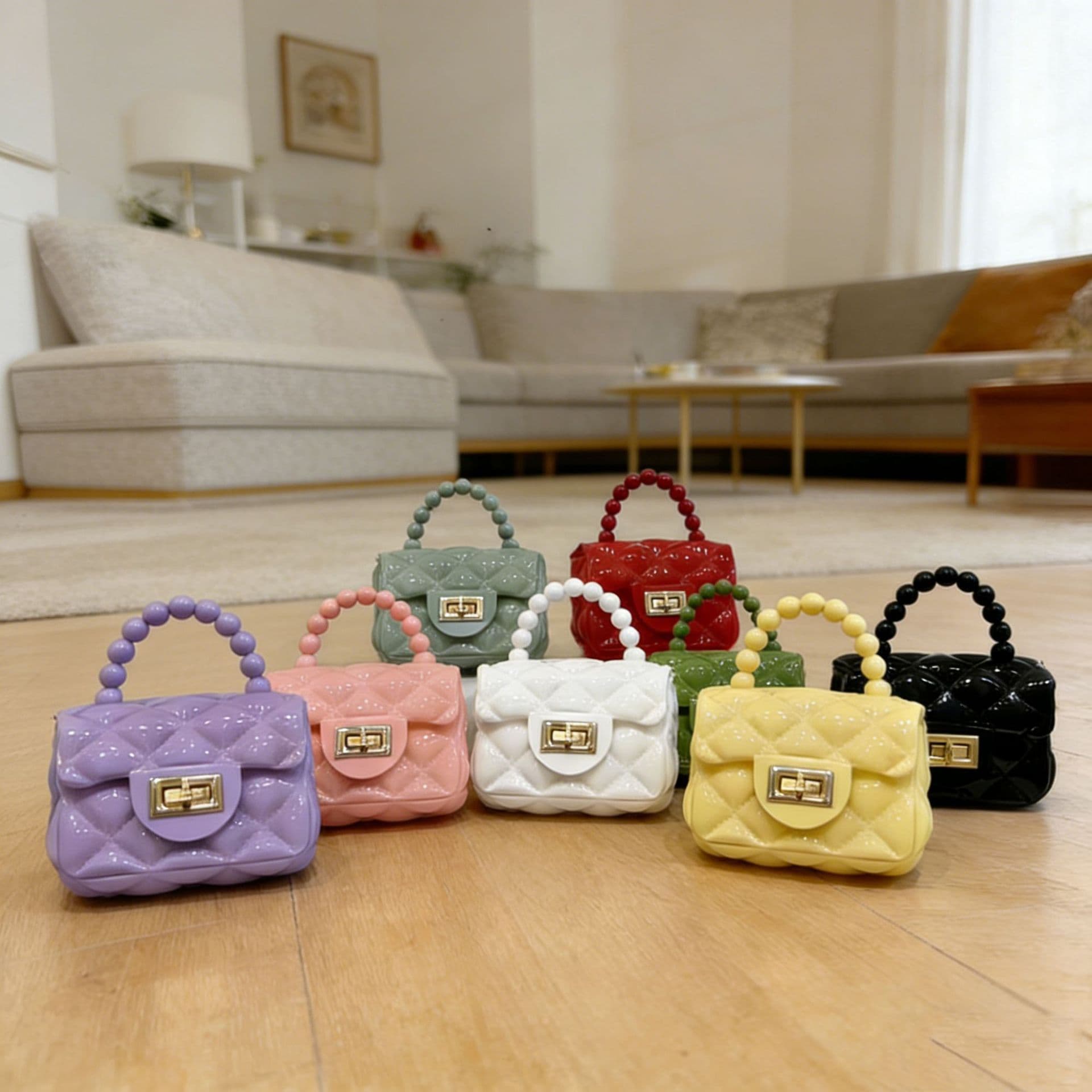 2026 New Cross-Border Hot Selling Jelly Bag Handheld Mini Bag Children's Small Bag Trendy Girl Cute Crossbody Bag