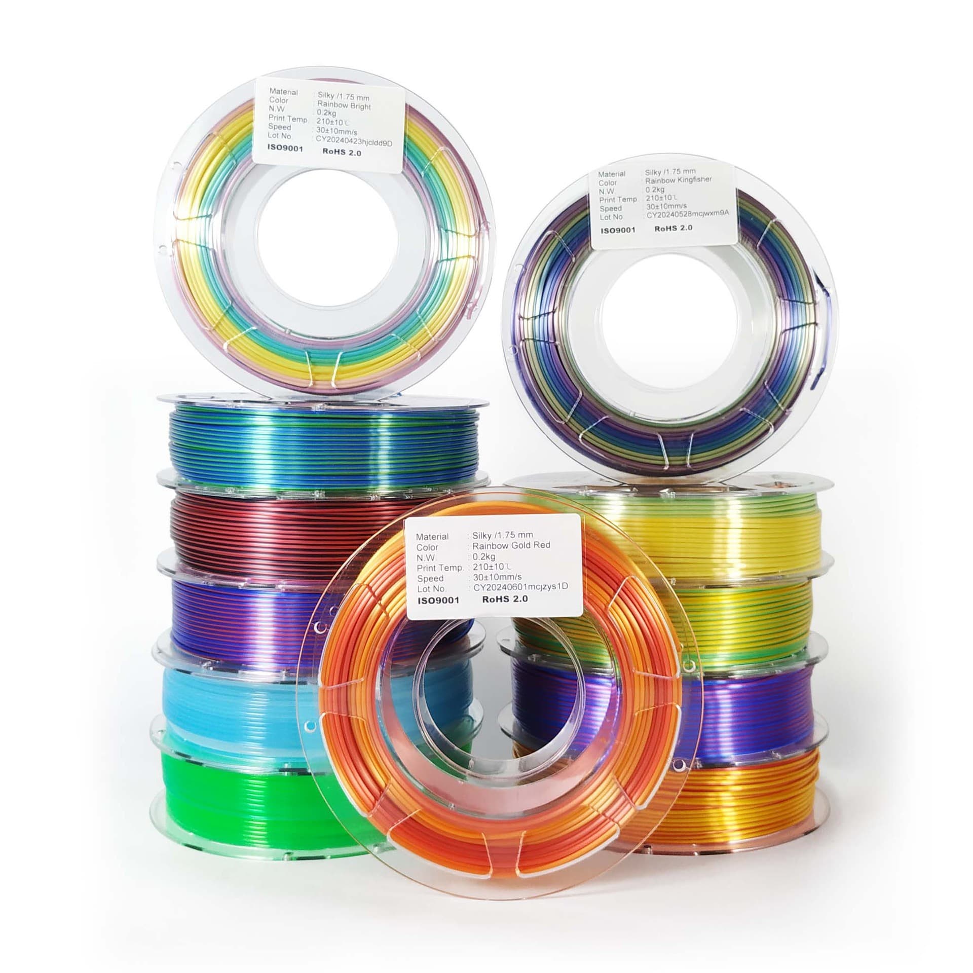 3D Printer Supplies Silk PLA1.75 3D Printing Pen Supplies 3D Printer Supplies FDM Wholesale Promotion