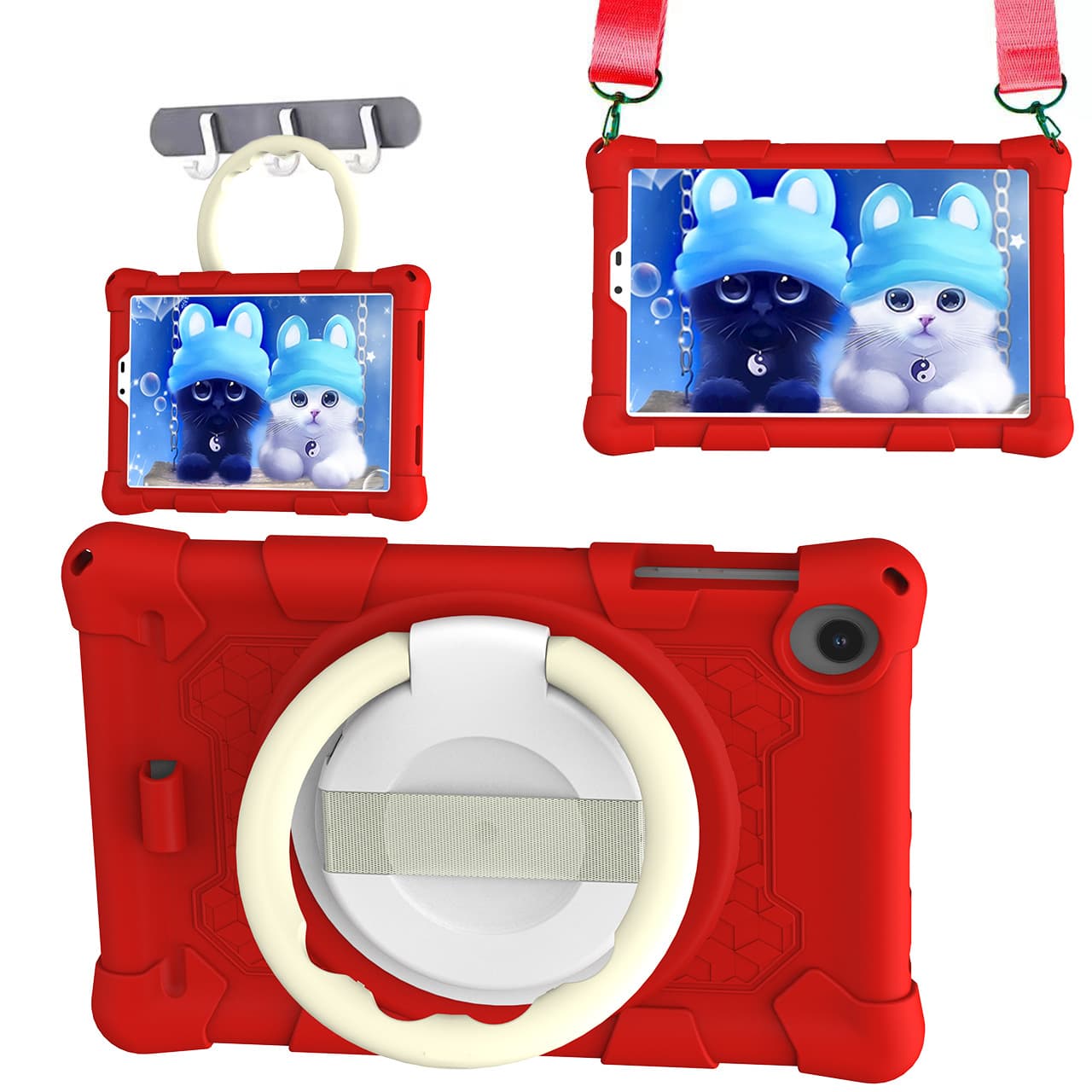 Suitable for New Tcl 9132X Protective Case 8inch Tcl9137 Protective Case Anti-Fall and Shockproof Silicone Soft Case