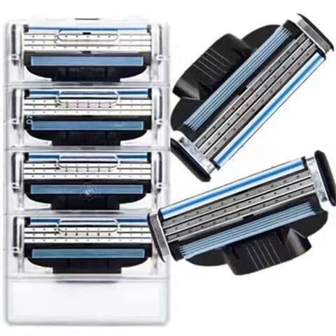 High-Quality 3-Layer Blade Universal Gillette Mach3 Manual Razor for Men, In Stock
