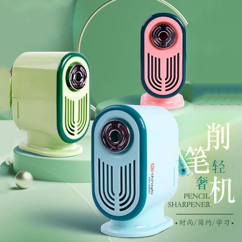 Dingbang 8690 Luxury Pencil Sharpener for Students, Hand-cranked Automatic Lead Feeding Pencil Sharpener, Children's Pencil Sharpener