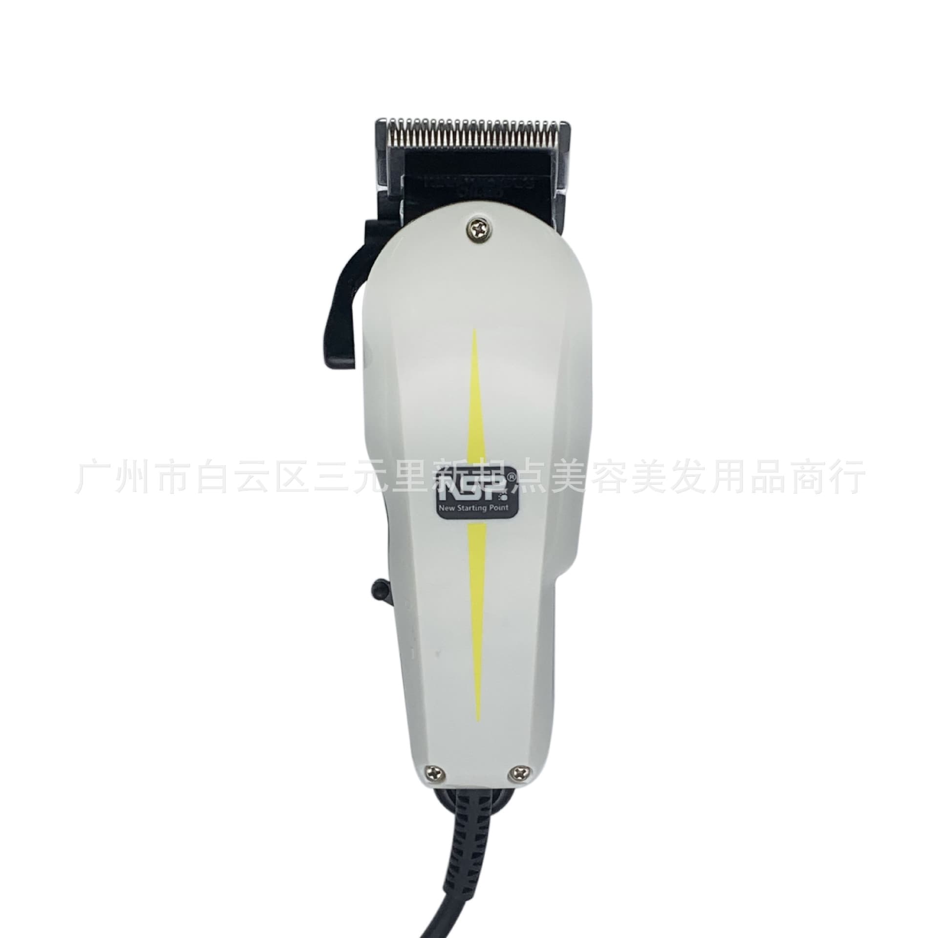WAHL 8467-108 White Corded Vintage Fade Hair Clipper for Barbershops