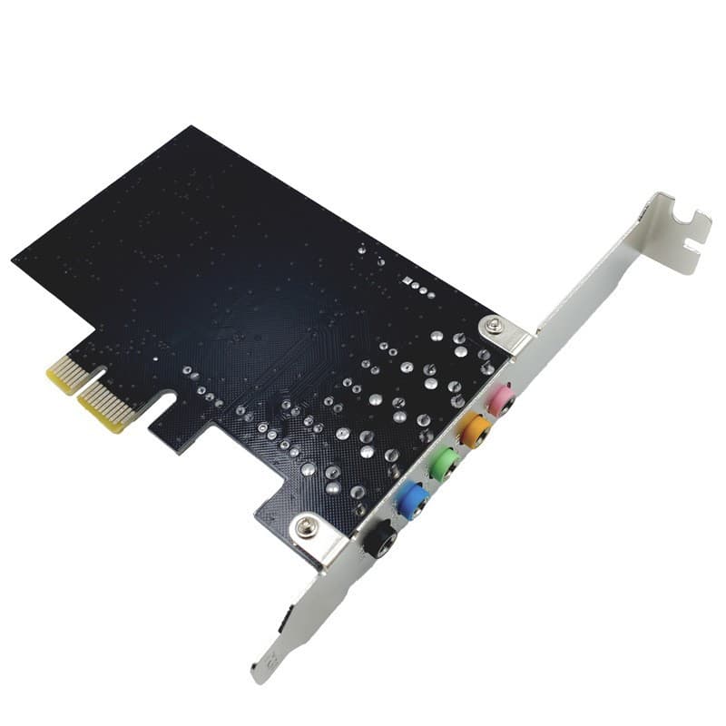PCI-E True 5.1 Desktop Internal Sound Card Stereo Audio Card CMI8738 with Reverb Support Win7