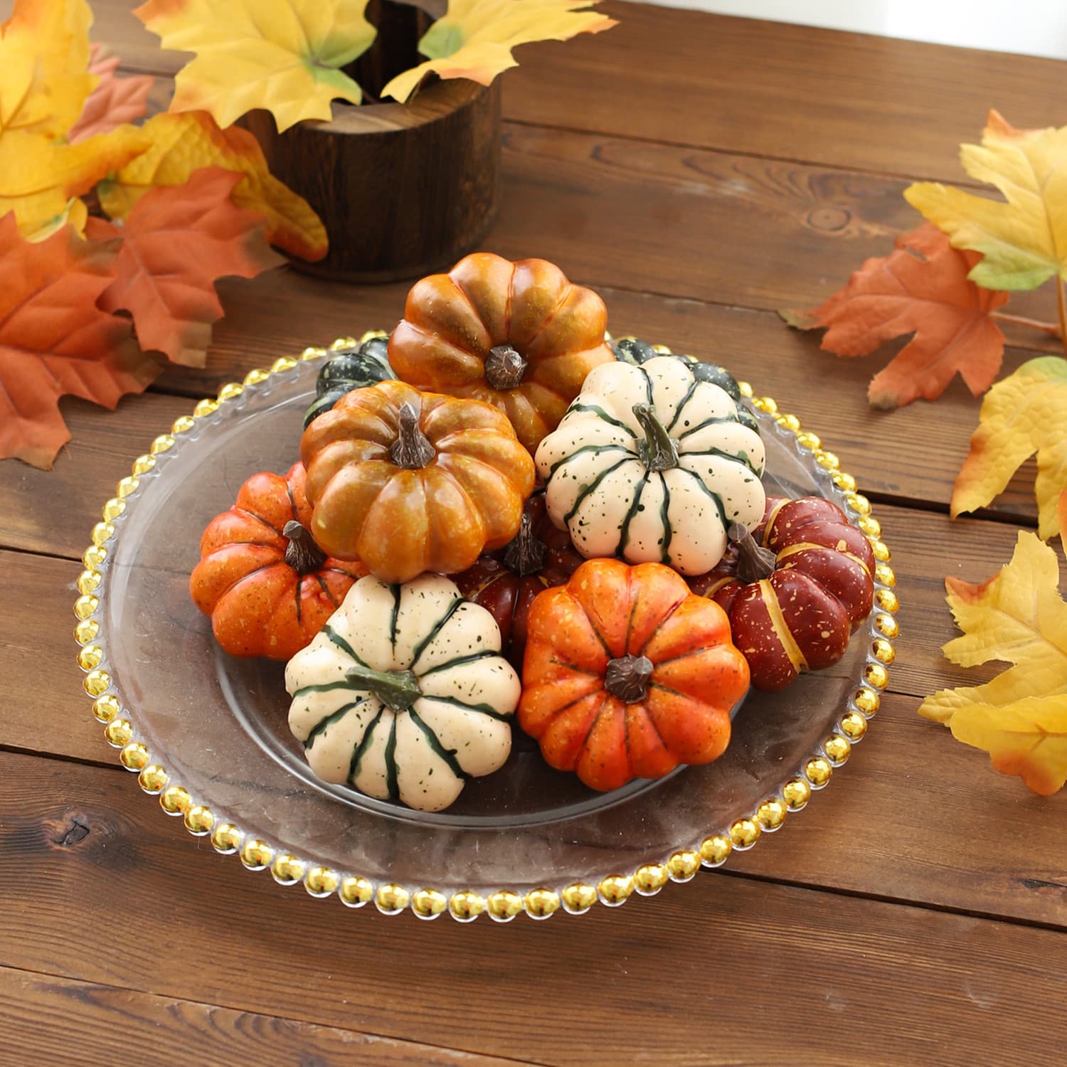 Simulated pumpkins 3.5cm-50cm foam Halloween pumpkins, factory direct sales props, shooting fake pumpkin models