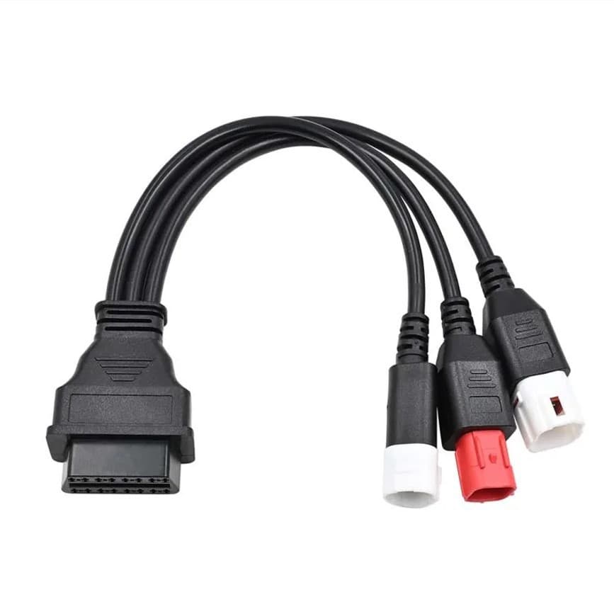 OBD to 3pin/4pin yamaha Motorcycle motorcycle Yamaha OBD one to three adapter wiring