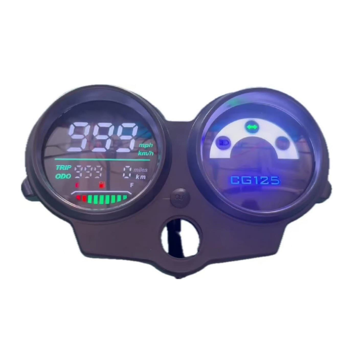 Universal Motorcycle Instrument Cluster Speedometer Odometer Fuel Gauge Speedometer for Brazil CG125 Dashboard Digital Display
