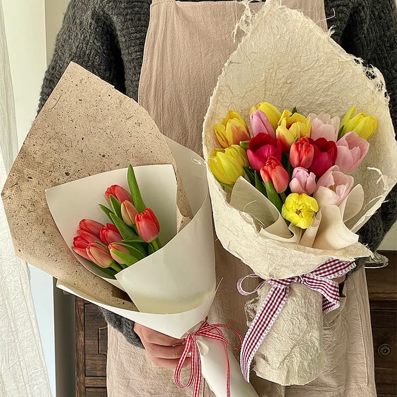 Handmade Specialty Paper Hemp Silk Dream Paper High Texture Flower Wrapping Paper DIY Floral Wrapping Paper Flower Shop Supplies Wholesale