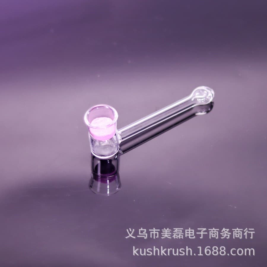 Cross-border factory direct new built-in stone mesh glass pipe glass small bowl glass smoking accessories