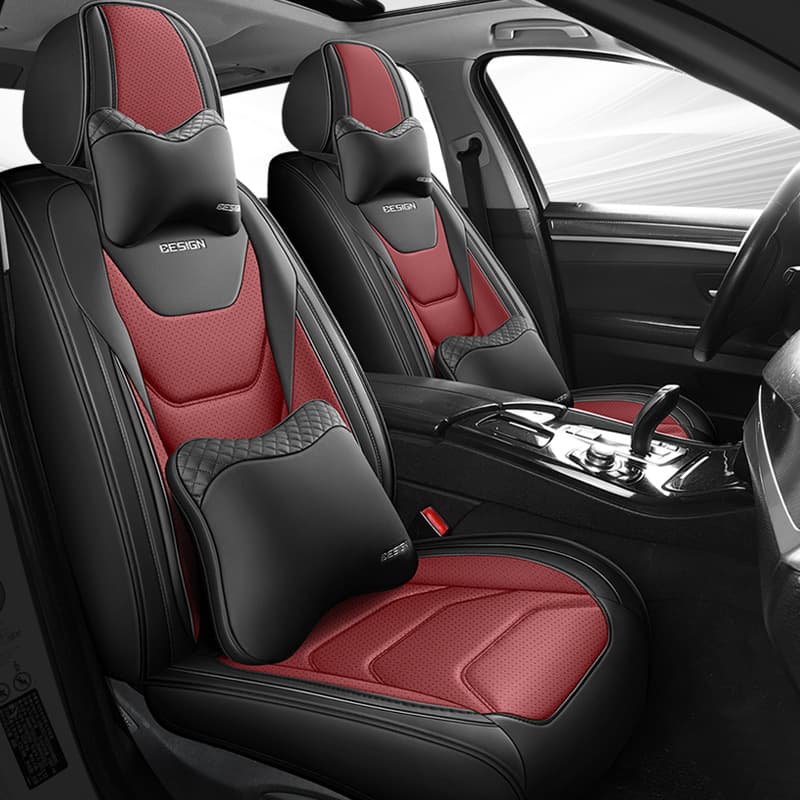 2023 New Full Leather Car Seat Cover Universal One-Piece Drop Shipping