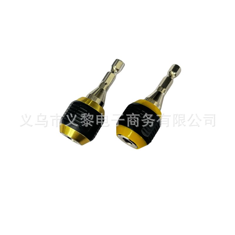 Cross-Border Large Head Connector 60mm Hexagonal Handle Pop-Up Quick-Release Self-Locking Connector 1/4 Hexagonal Self-Locking Connecting Rod