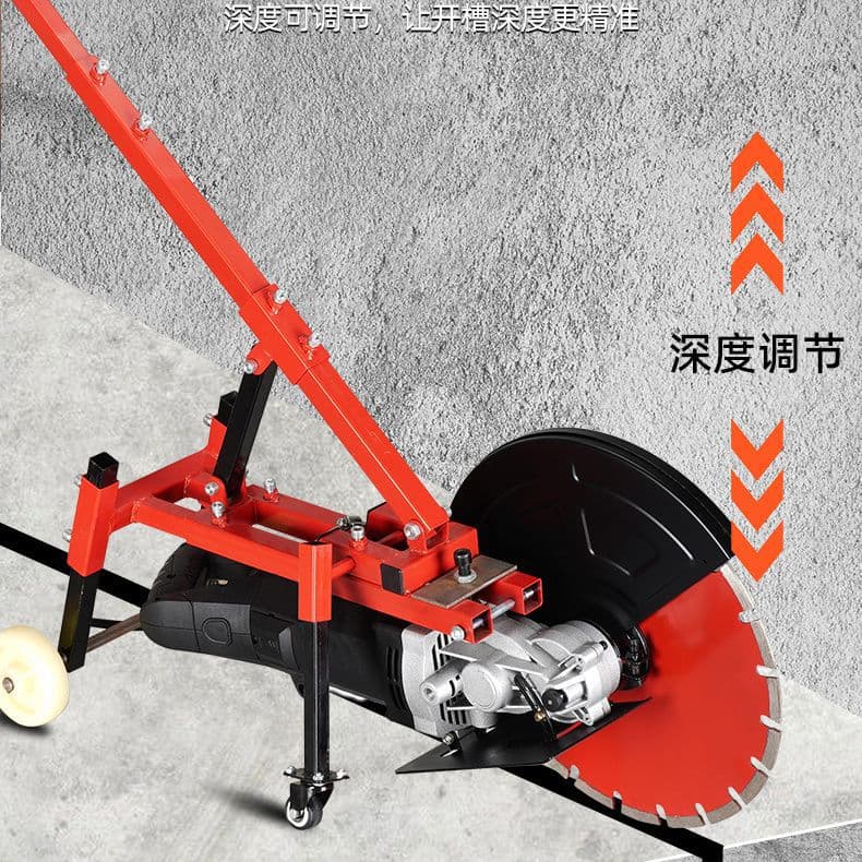 Professional Single-Blade Grooving Machine Reinforced Concrete Cement Floor Road Wall Surface Trench High-Power Cutter Wholesale
