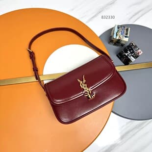 (Guangzhou Top Original Factory Leather) YSL Same Style Handheld Crossbody Bag Lambskin Box Bag Single Shoulder Small Square Bag