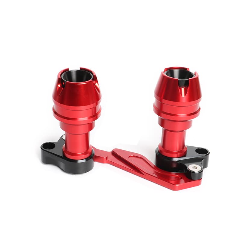 Compatible with Yamaha XMAX300 400 250 125 Rear Wheel Crash Protector, Modified Exhaust Pipe Slider Protector