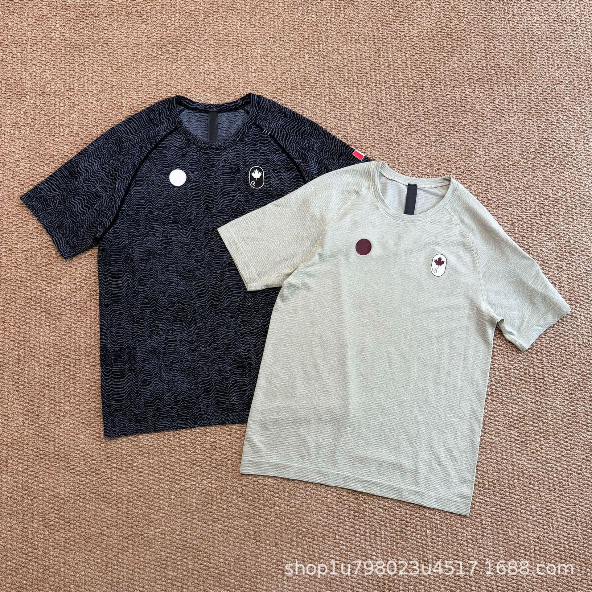 lulu Team Canada Series Metal Vent Tech Silicone Logo Metal Vent Tech Short Sleeve T-Shirt
