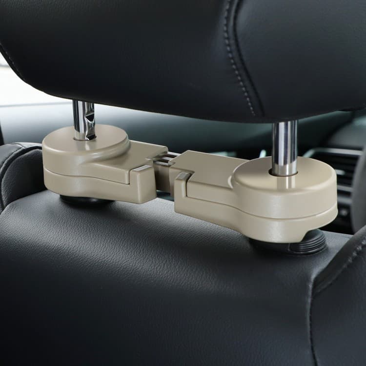 Invisible Double Hook Car Seat Back Multi-Function Creative Small Hook Vehicle Interior Accessories Invisible Hooks for Car Seats