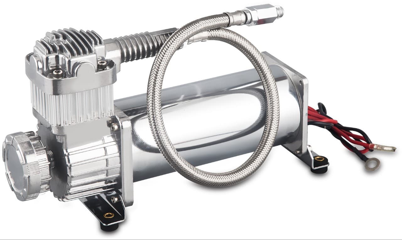 12V Car Suspension Air Pump Modified Car Air Compressor Inflator 1/4Npt Thread