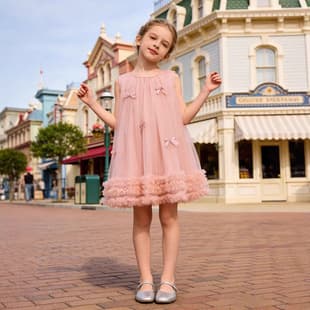 Girls Dress 2026 Summer New Little Chanel Style Vest Dress Children's Baby Mesh Birthday Party Princess Dress