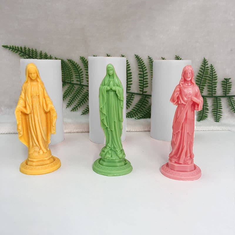 Sweet Cross-border New European Portrait DIY Sculpture Figure Mousse Cake Aromatherapy Candle Plaster Mold