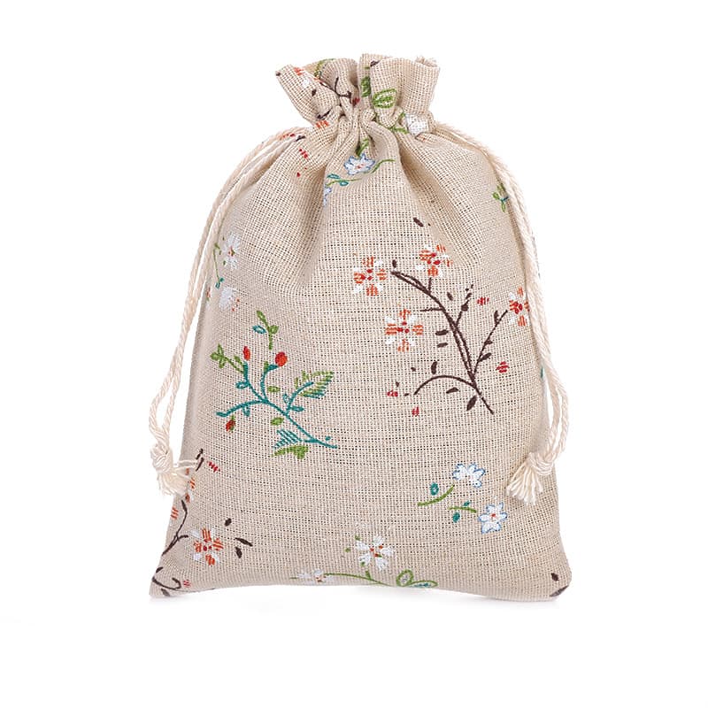 Accessory bags, wooden bead pouches, dried flower storage, mirror cases, and small item cotton drawstring bags