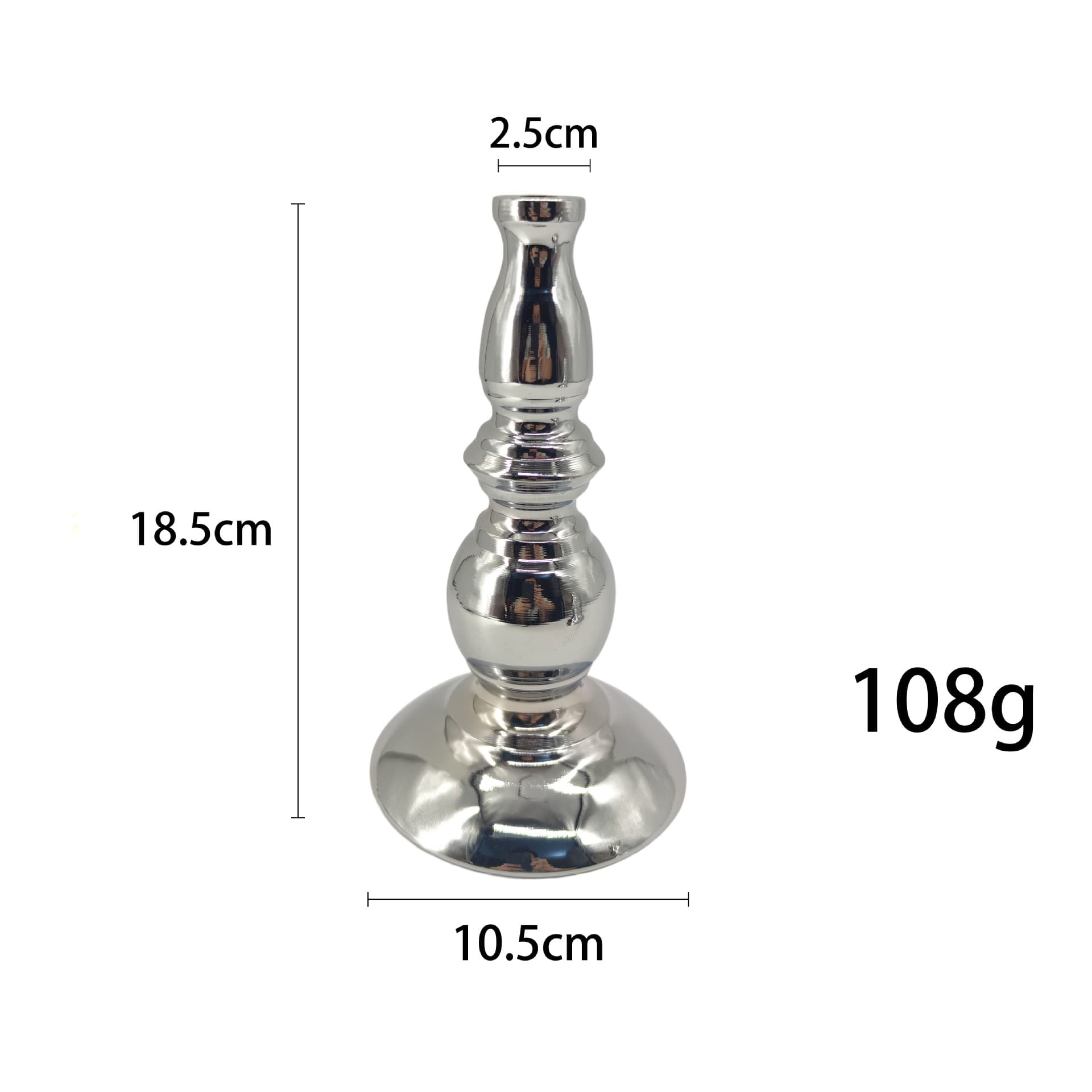 Spun Metal Table Lamp Candle Holder Accessories Candle Stand Base Home Decoration Gourd Ornament Factory Wholesale Parts
