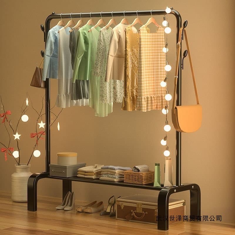 Simple floor-standing clothes drying rack for rental rooms, bedrooms, living rooms, indoor balconies, and bedrooms.