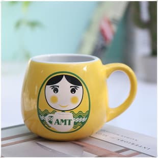 Ceramic Big Belly Mug Cute Cartoon Home Dual-Mold Coffee Cup Custom Office Water Tea Dudu Mug