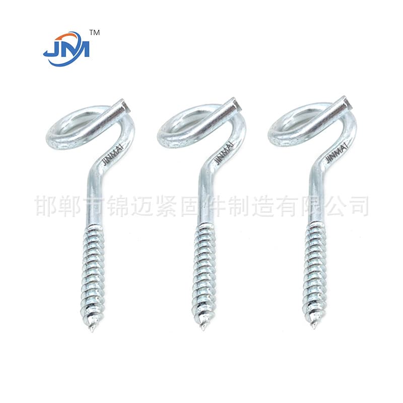 Factory direct sales galvanized pigtail open screw, eye/ring screw, open self-tapping screw, support processing