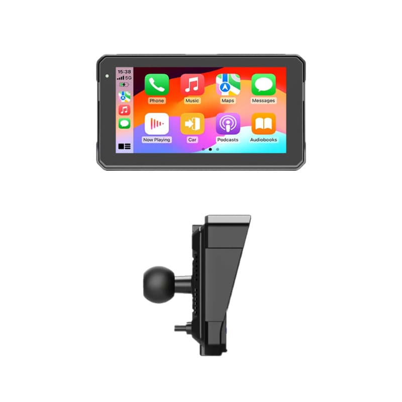 Cross-border 5-inch Motorcycle Navigation Wireless CarPlay Android Auto GPS Tire Pressure Monitoring All-in-One Machine