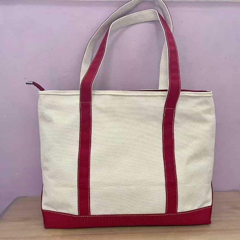 Amazon Cross-Border Canvas Bag Women's Shoulder Bag Casual Versatile Canvas Bag Student Women's Bag Simple Tote Bag