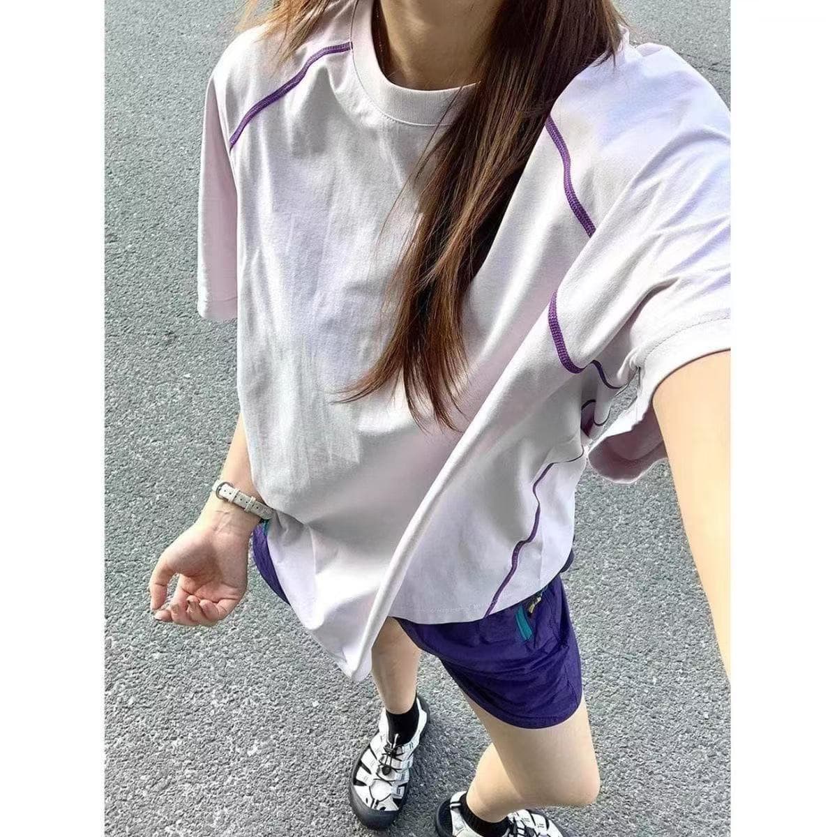 Mountain Outdoor Cooling Quick-Dry T-Shirt for Couples Summer White Sports Fitness Ice Silk Short Sleeve American Functional Cycling Wear