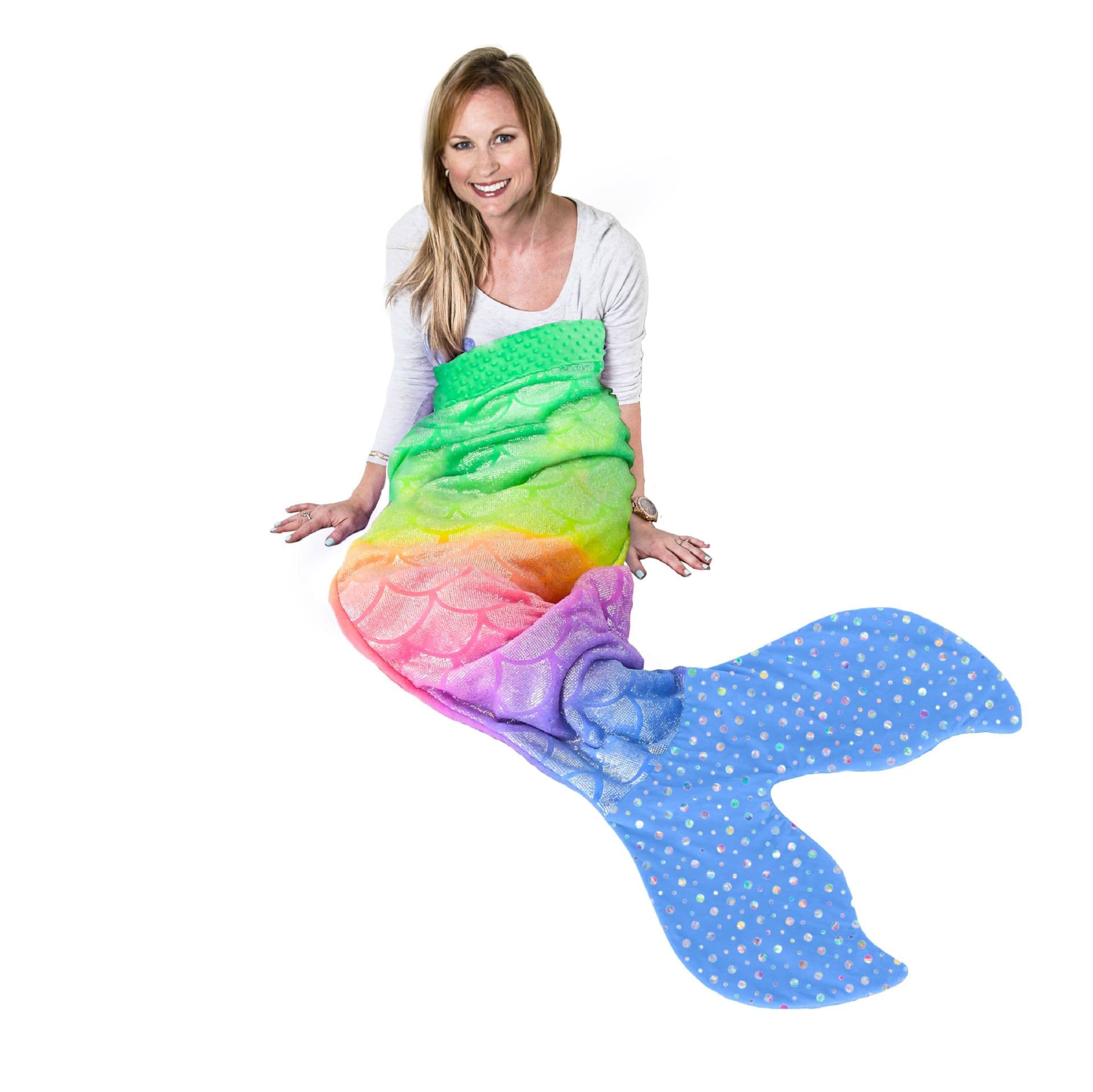 Mermaid Sleeping Bag Princess Dress Children Student Cartoon Sleeping Bag Baby Anti-Kick Blanket Air Conditioning Blanket Unicorn Sofa Blanket