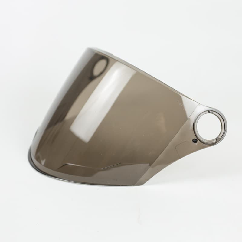 Universal Large Hole Half Helmet Visor for Electric Scooter, Harley Safety Helmet Front Windshield Sunscreen Anti-Fog Shield