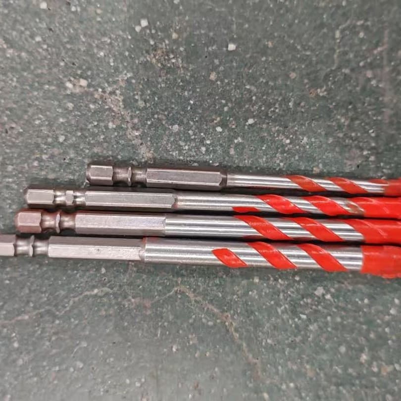 Eccentric drill bit to drill tiles drill bit to punch concrete reaming hand electric drill bit