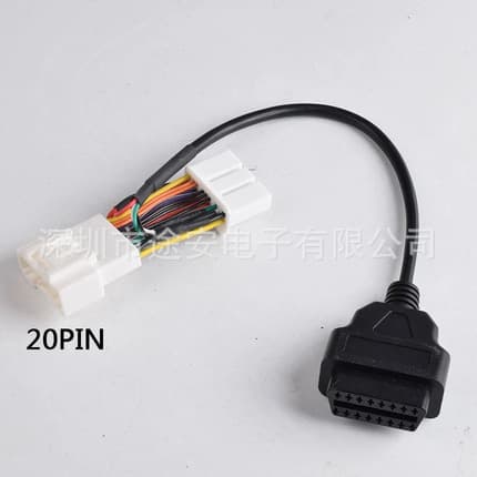 Cross-border 2018 Model 3 20Pin To OBD2 16Pin Tesla Diagnostic Tool Connection Cable