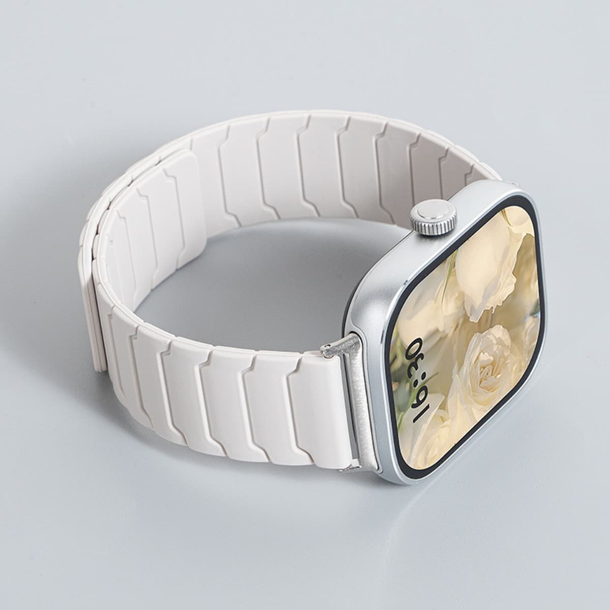 Suitable for iwatch strap Xiaomi 9pro armor magnetic silicone red rice watch 4/5/6 Xiaomi 8pro strap