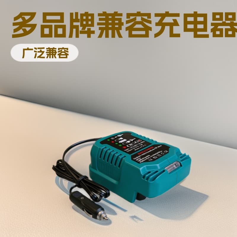 Factory Direct Car Charger, Mini 110-230V, Replacement for Milwaukee, Bosch, Makita