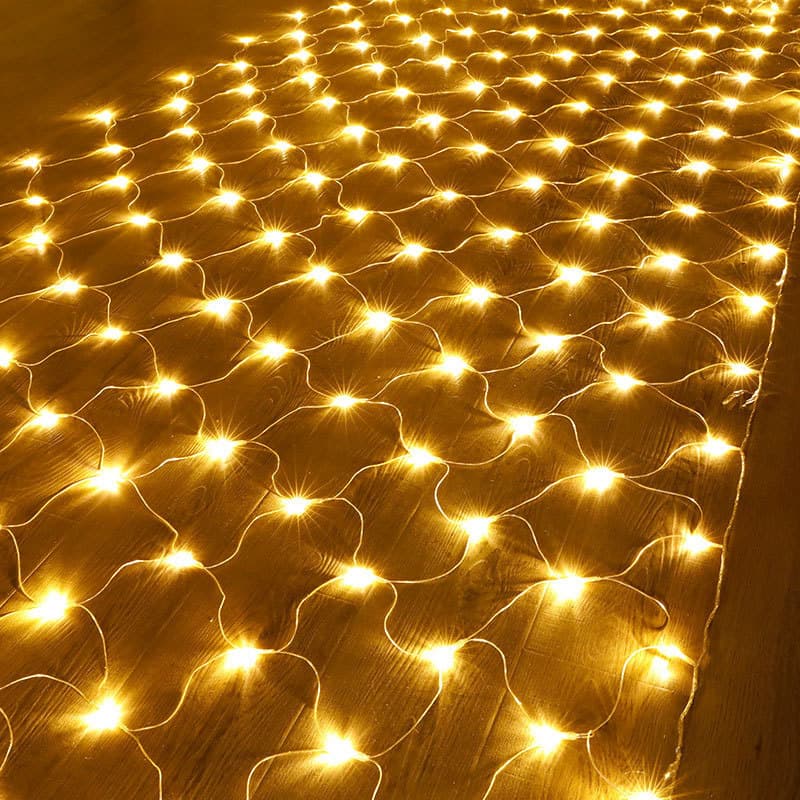 LED Net Light Fishing Net Light 2x3 Colorful Lights Starry Sky 24V Low Voltage UK Standard US Standard Christmas Light Outdoor Waterproof Light String