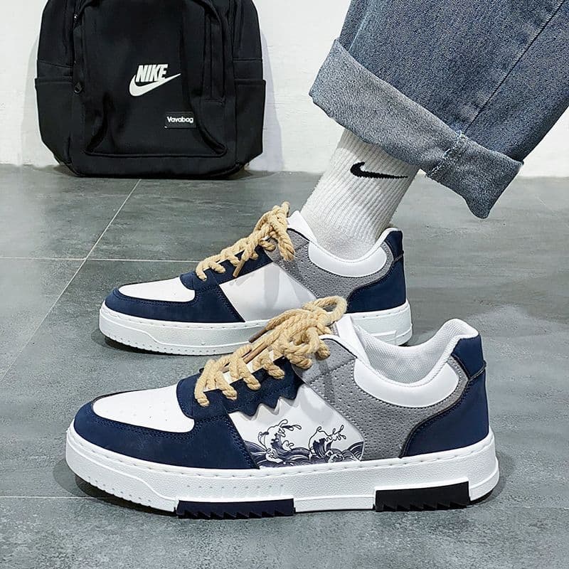 2024 Spring New Trendy Casual Low-Top Men's Shoes Lightweight Sports Sneakers Student Skate Shoes