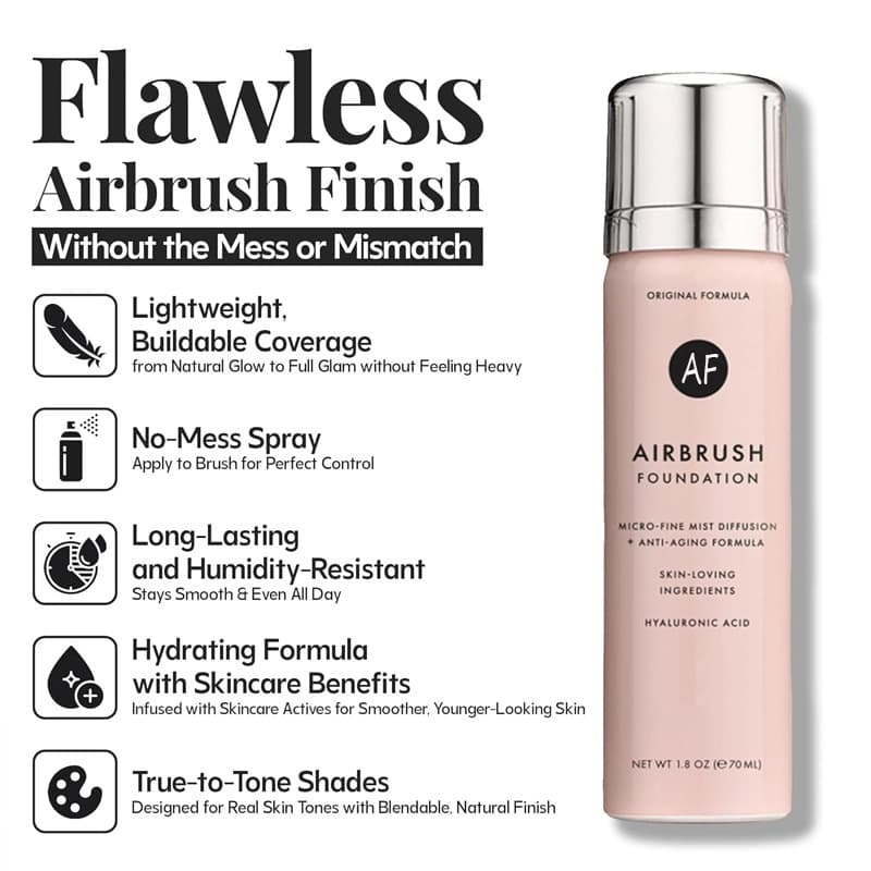 Best-selling Export Spray Foundation AirBrush Foundation Long-lasting Waterproof Sweat-proof Flawless Base Makeup Liquid