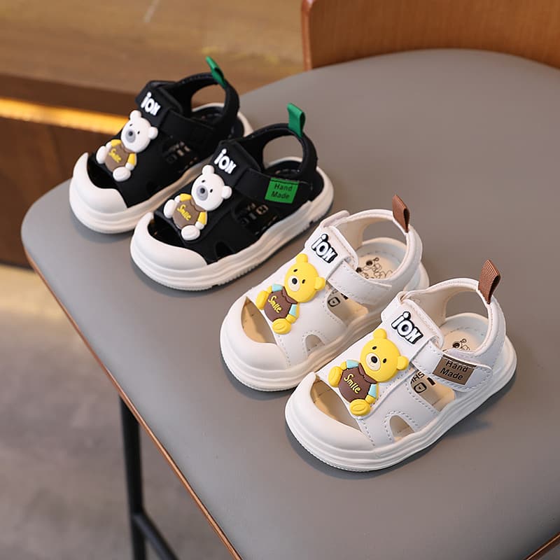 Summer Baby Boy Sandals, Children's Sandals 0-1 Year, Non-Slip Soft Sole Infant Walking Shoes, Toddler Beach Shoes