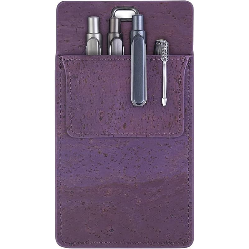 2025 Hot Selling Large Capacity Leather Pen Pouch, Doctor Nurse Pocket Pen Holder, Portable Multi-Function Chest Pen Bag