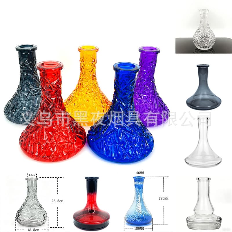 New Style Glass Hookah Bottle Large Full Set Shisha for Bar KTV