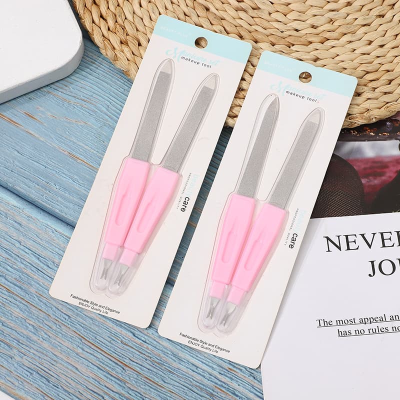 Double-Sided Nail File Manicure Tool Portable Nail Buffing Dead Skin Remover Tool Grinding Strip Polishing Strip Sponge Buffer