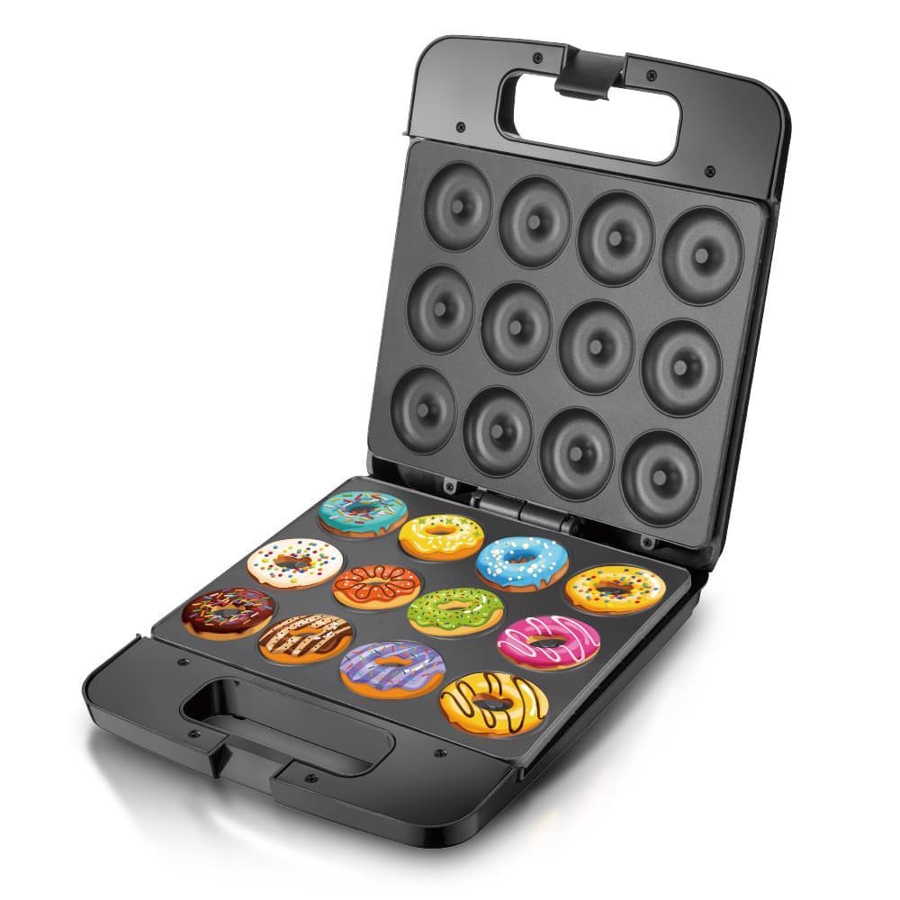 US 110V EU Cross-border Home Donut Breakfast Maker, Internet-famous Mini Cake Round Pie Machine, Light Food Machine, Baking