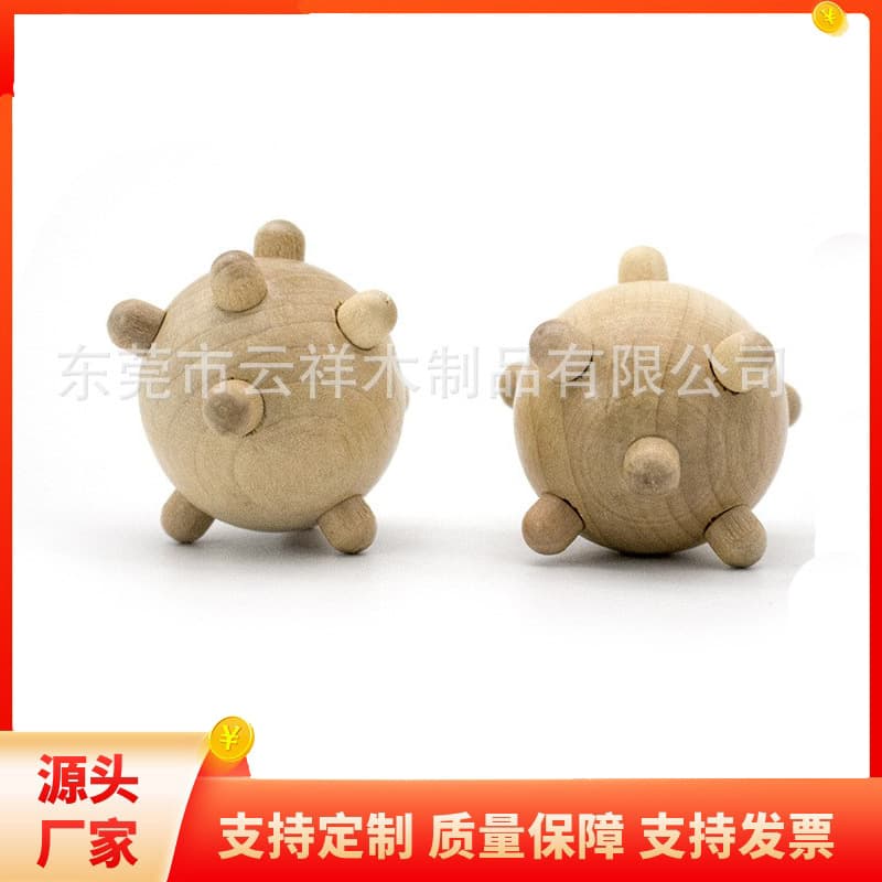 Factory Supply Wooden Massage Ball / Massage Stick, Leg and Back Wooden Massage Ball, Cervical Massage Ball
